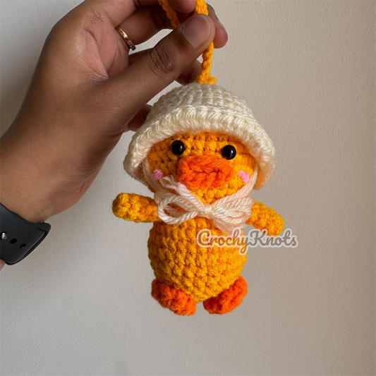 Quacky Crochet Duck Charm