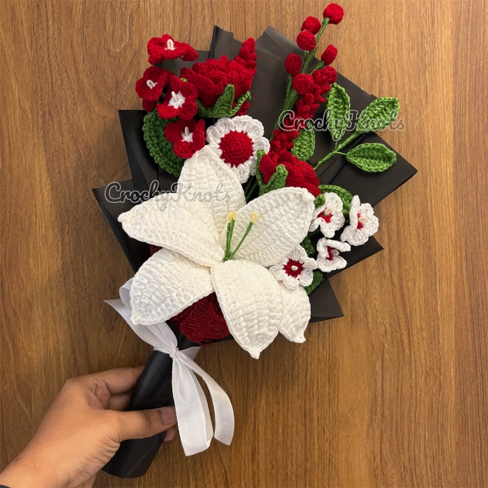 Red Velvet Blossom Bouquet