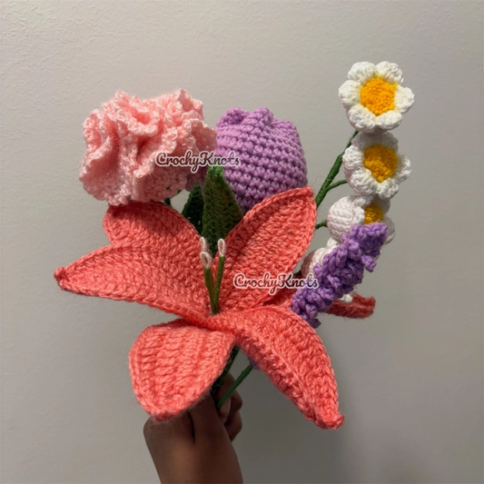 Crochet Charm Bouquet