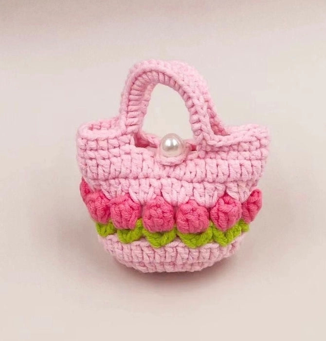 Crochet Purse Style Tulip Airpod Cover