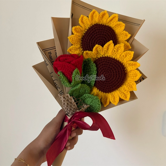 Crochet Forever Glow Bouquet