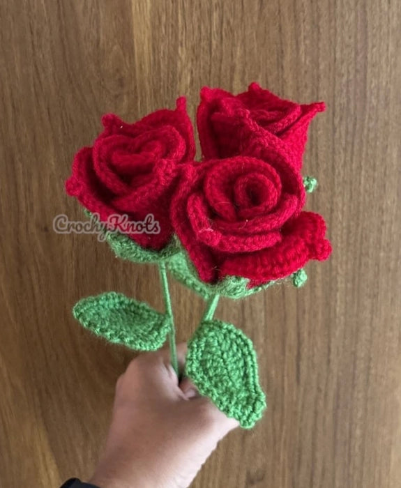 Crochet Petal Rose