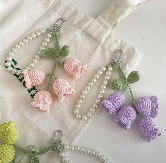 Lily of the valley Keychain