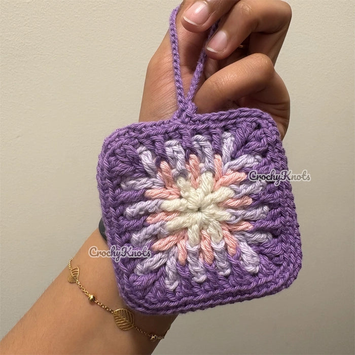 Crochet Pastel Pouches | Airpod cover | Coin pouch | Lipstick Pouch | Bag charm