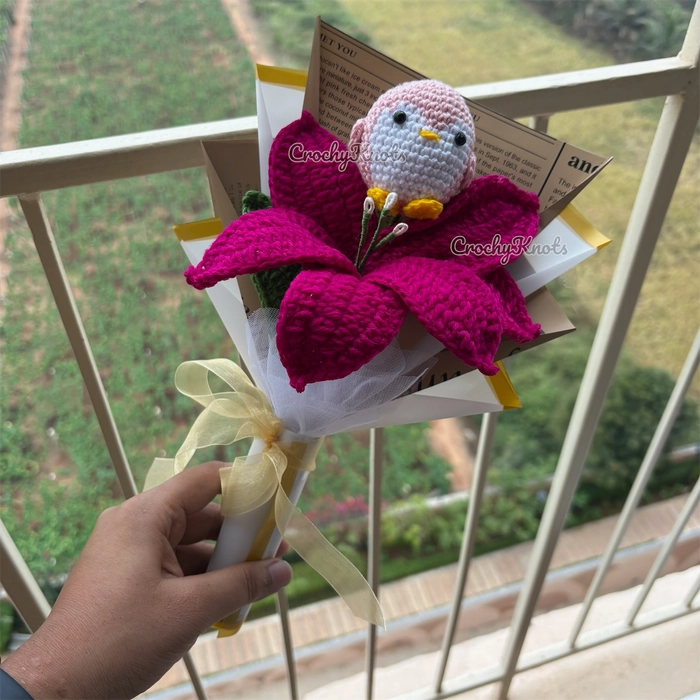 Berry Chirp Lily Bouquet - Penguin And Lily