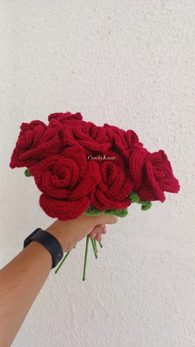 Crochet Petal Rose