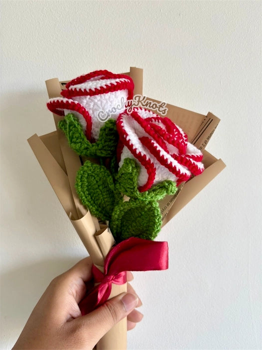 Candy Edges Roses Bouquet | Roses with border