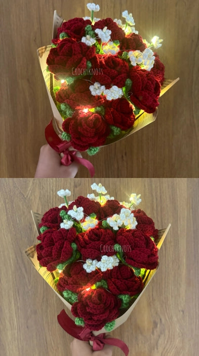 Twilight Scarlet Bouquet 🌙❤️✨