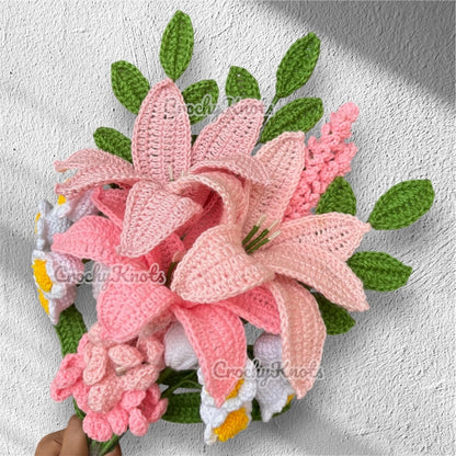 Pastel Blooms Bouquet | Lily, Hyacinth