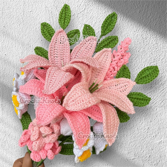 Pastel Blooms Bouquet | Lily, Hyacinth