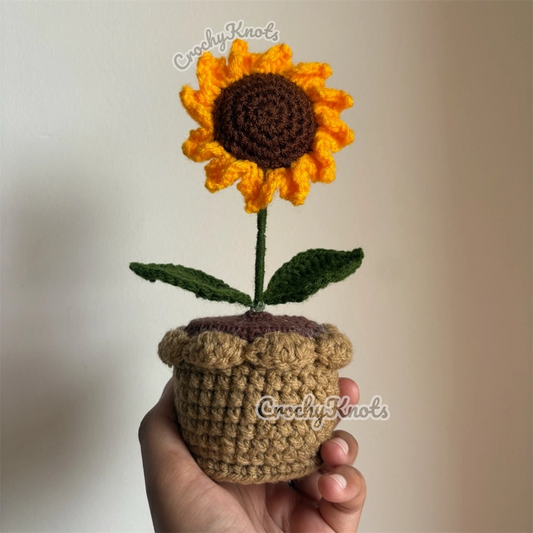 Sunny Potted Bloom | Sunflower Pot