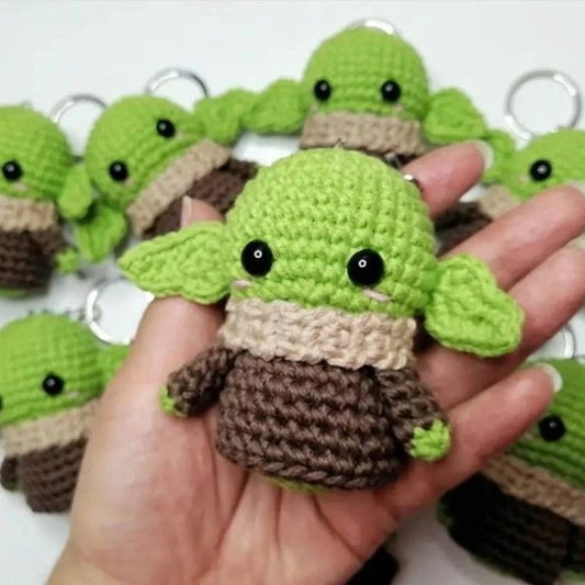 Crochet Baby Yoda Keychain