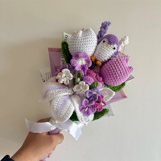 Lavender Penguin’s Garden Bouquet