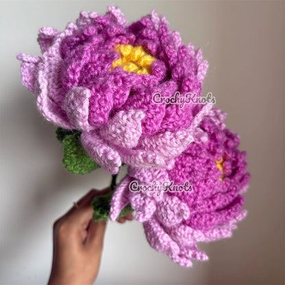 Crochet Dahlia Flower