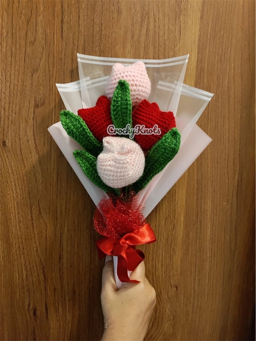 Crochet Forever Tulips Bouquet