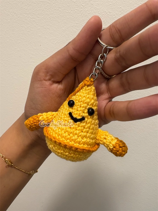 BUY 2 GET 1 Cute crochet Samosa keychain