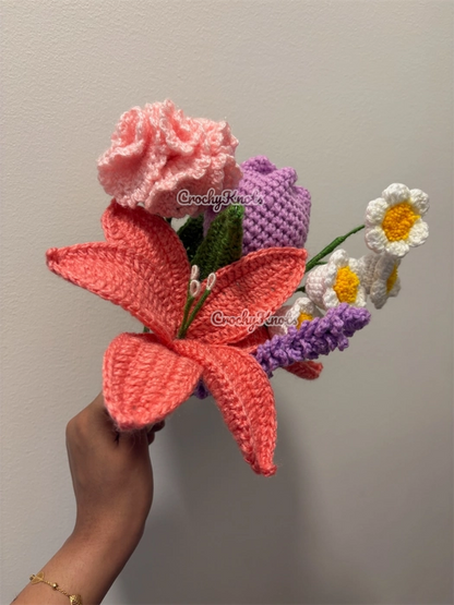 Crochet Charm Bouquet