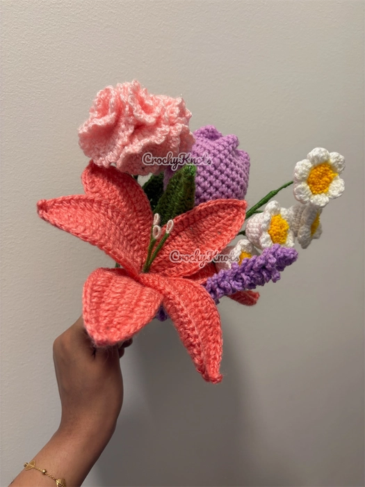Crochet Charm Bouquet