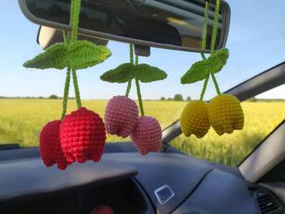 Crochet Tulip Charm