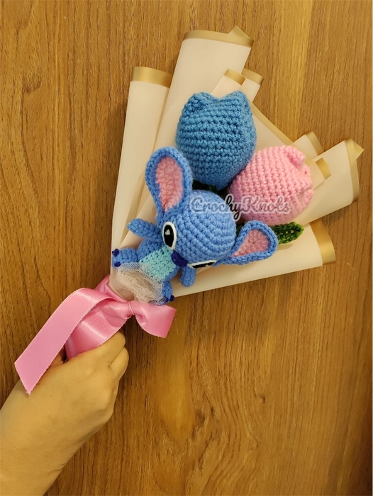Stitch in Bloom Bouquet🎀✨