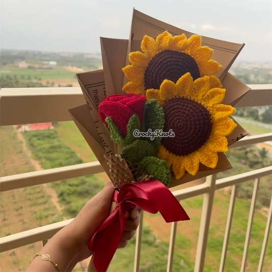 Crochet Forever Glow Bouquet