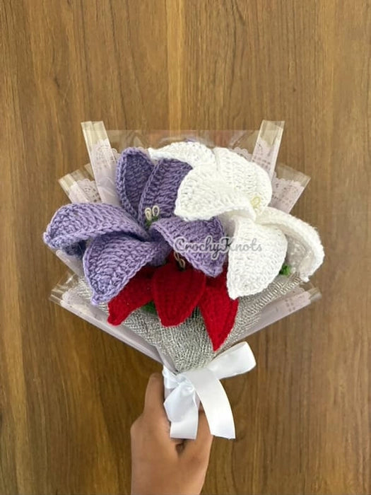 Crochet Lilies Bouquet