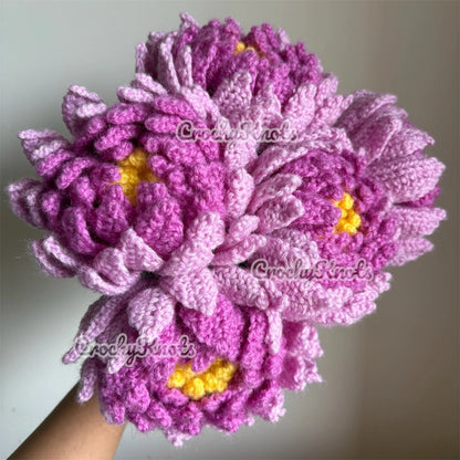 Crochet Dahlia Flower