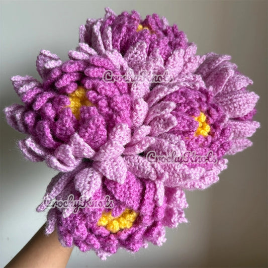 Crochet Dahlia Flower