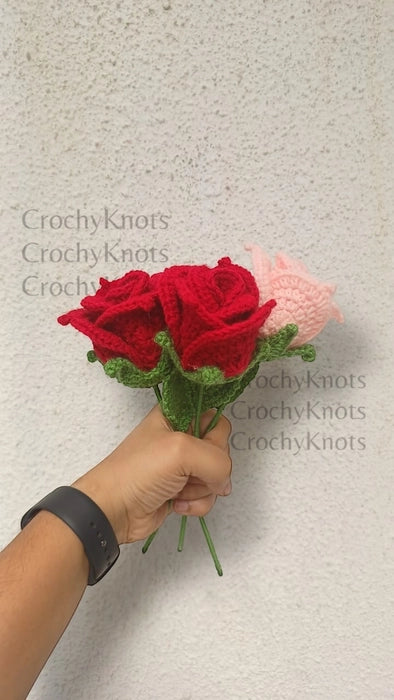 Crochet Petal Rose