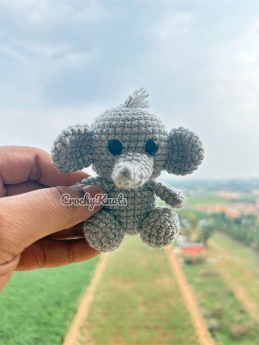 Crochet Elephant Miniature