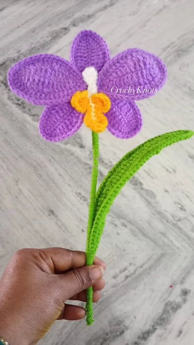 Crochet Orchid
