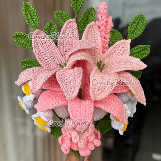 Pastel Blooms Bouquet | Lily, Hyacinth