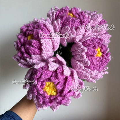 Crochet Dahlia Flower