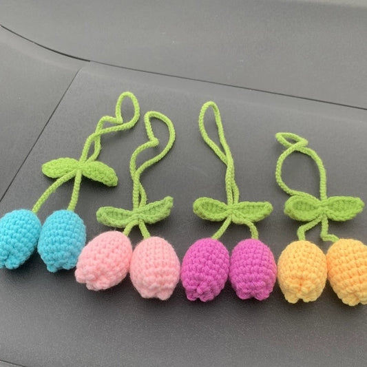 Crochet Tulip Charm