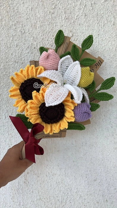 Charming Crochet Bouquet