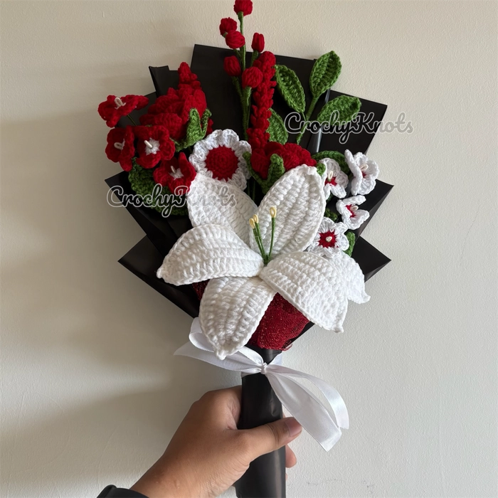 Red Velvet Blossom Bouquet