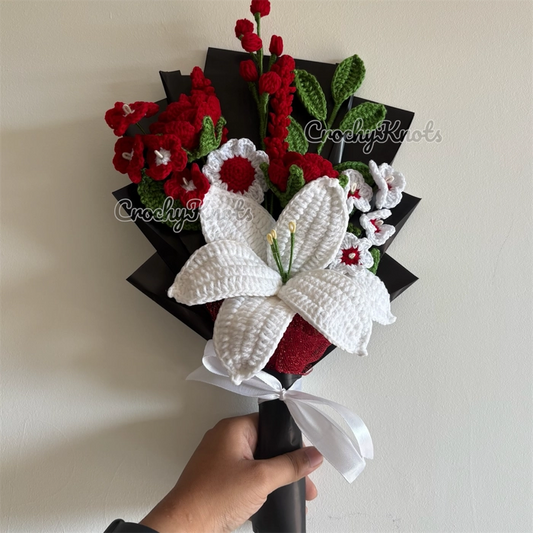 Red Velvet Blossom Bouquet