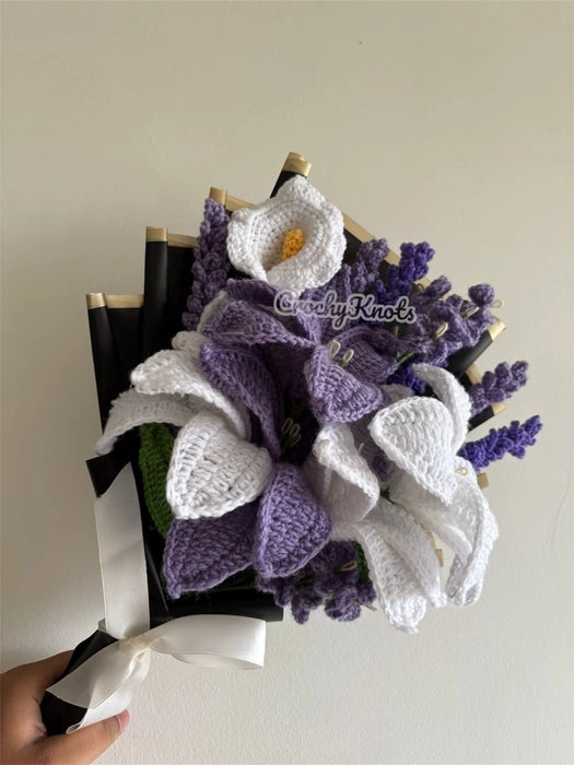 Lavender Reverie | Bouquet | Lilies, Lavender sticks, forget me nots| Lilac, purple