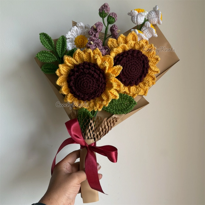 Golden Harmony Bouquet | Big sunflowers
