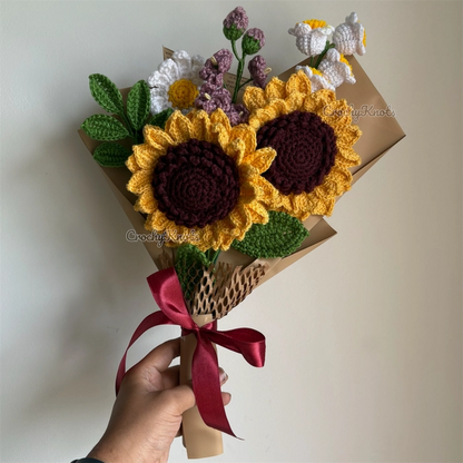 Golden Harmony Bouquet | Big sunflowers