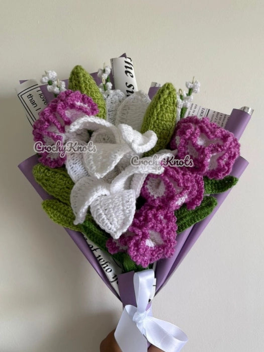 Crochet Lily Breeze Bouquet