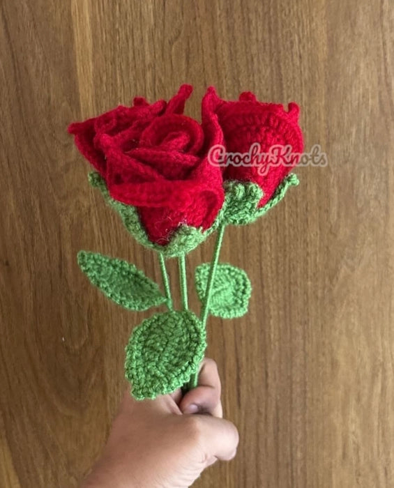 Crochet Petal Rose