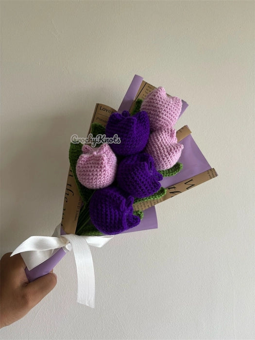 Crochet Tulips Bouquet
