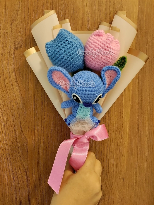 Stitch in Bloom Bouquet🎀✨