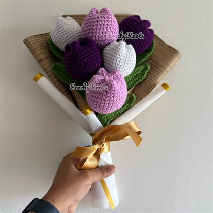 Crochet Velvet Dusk Bouquet