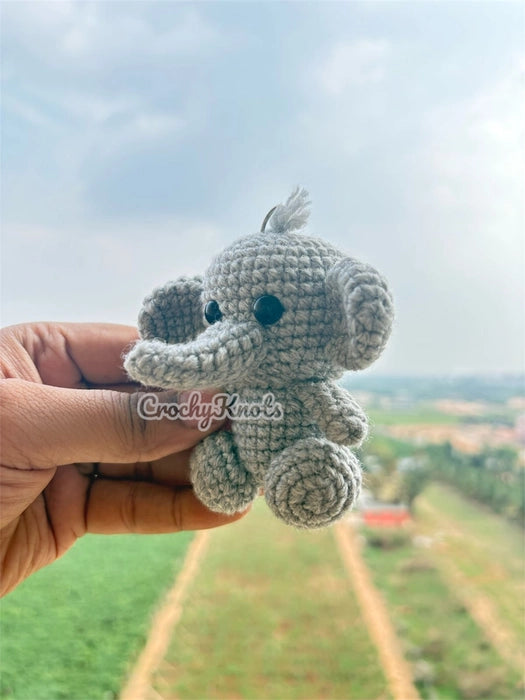 Crochet Elephant Miniature
