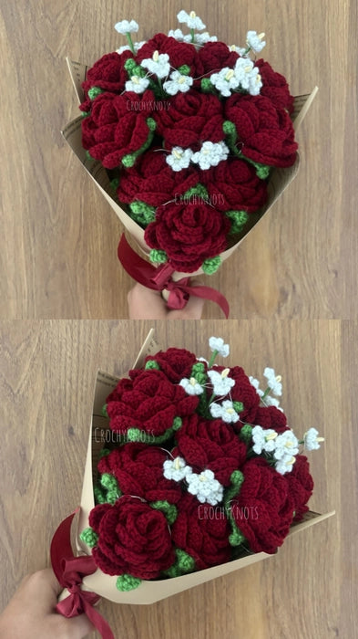 Twilight Scarlet Bouquet 🌙❤️✨