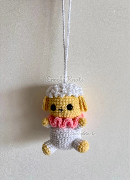 Crochet Sheep Charm/ Keychain