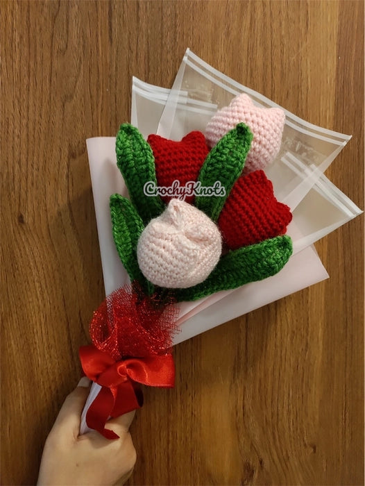 Crochet Forever Tulips Bouquet
