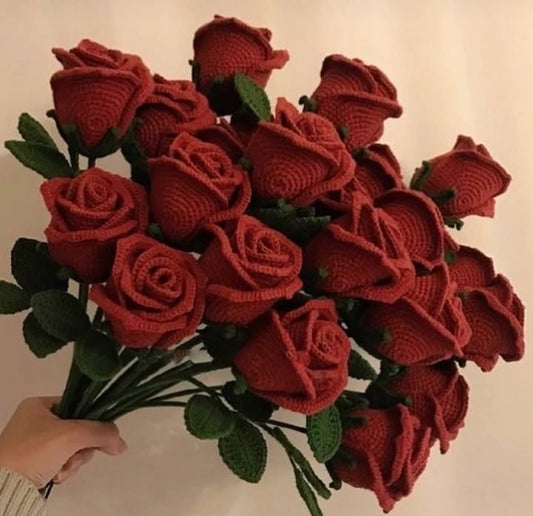 Crochet Petal Rose